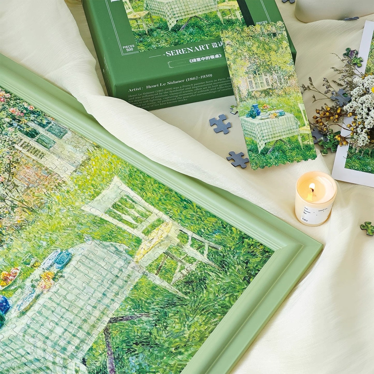The Dining-table in Green - 500 Pieces