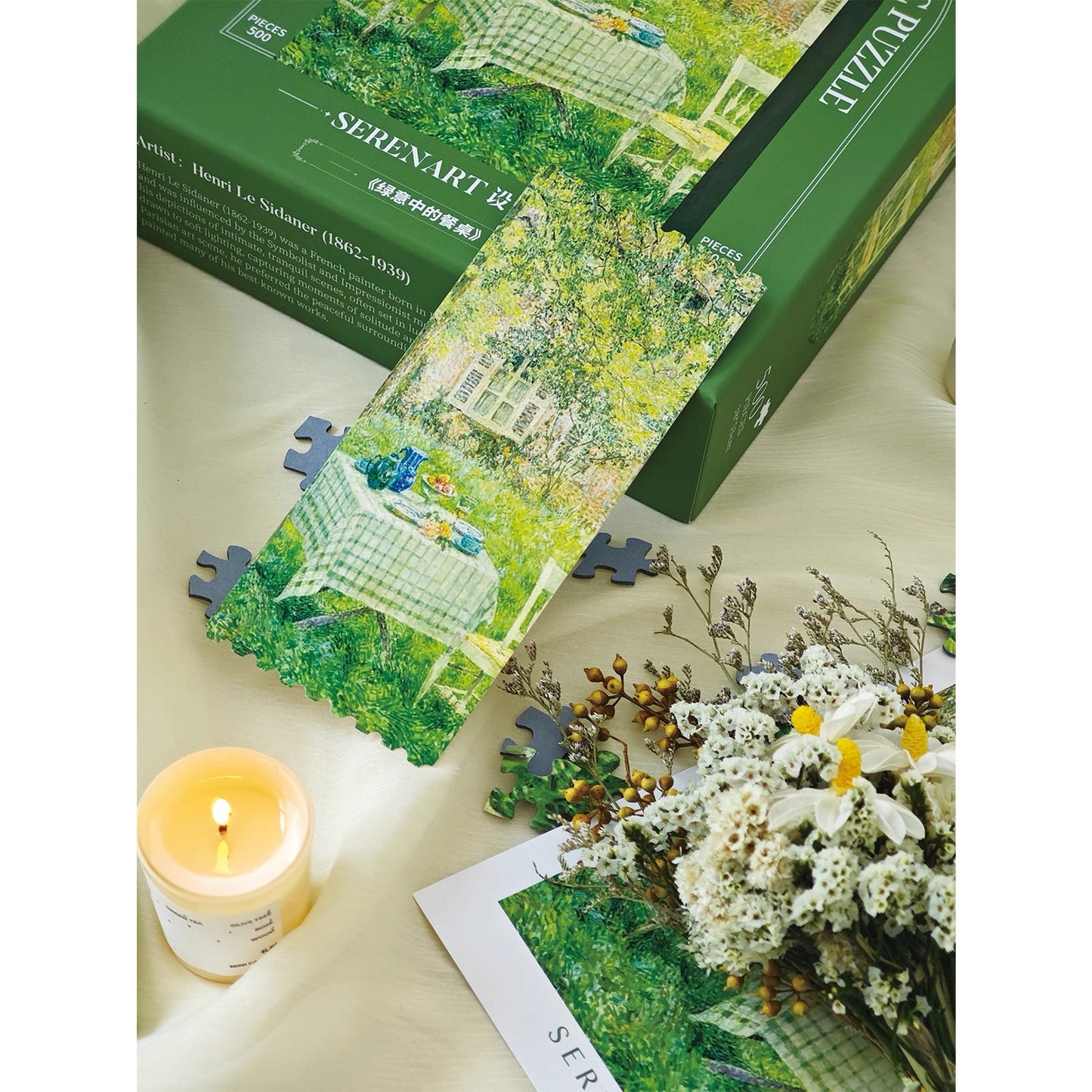 The Dining-table in Green - 500 Pieces