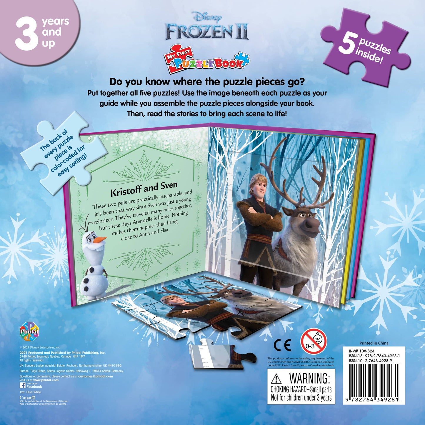 DISNEY FROZEN 2 MY FIRST PUZZLE BOOK