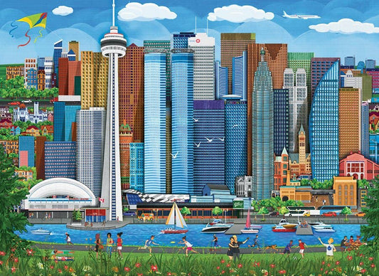Toronto Island Picnic 1000 Piece Puzzle