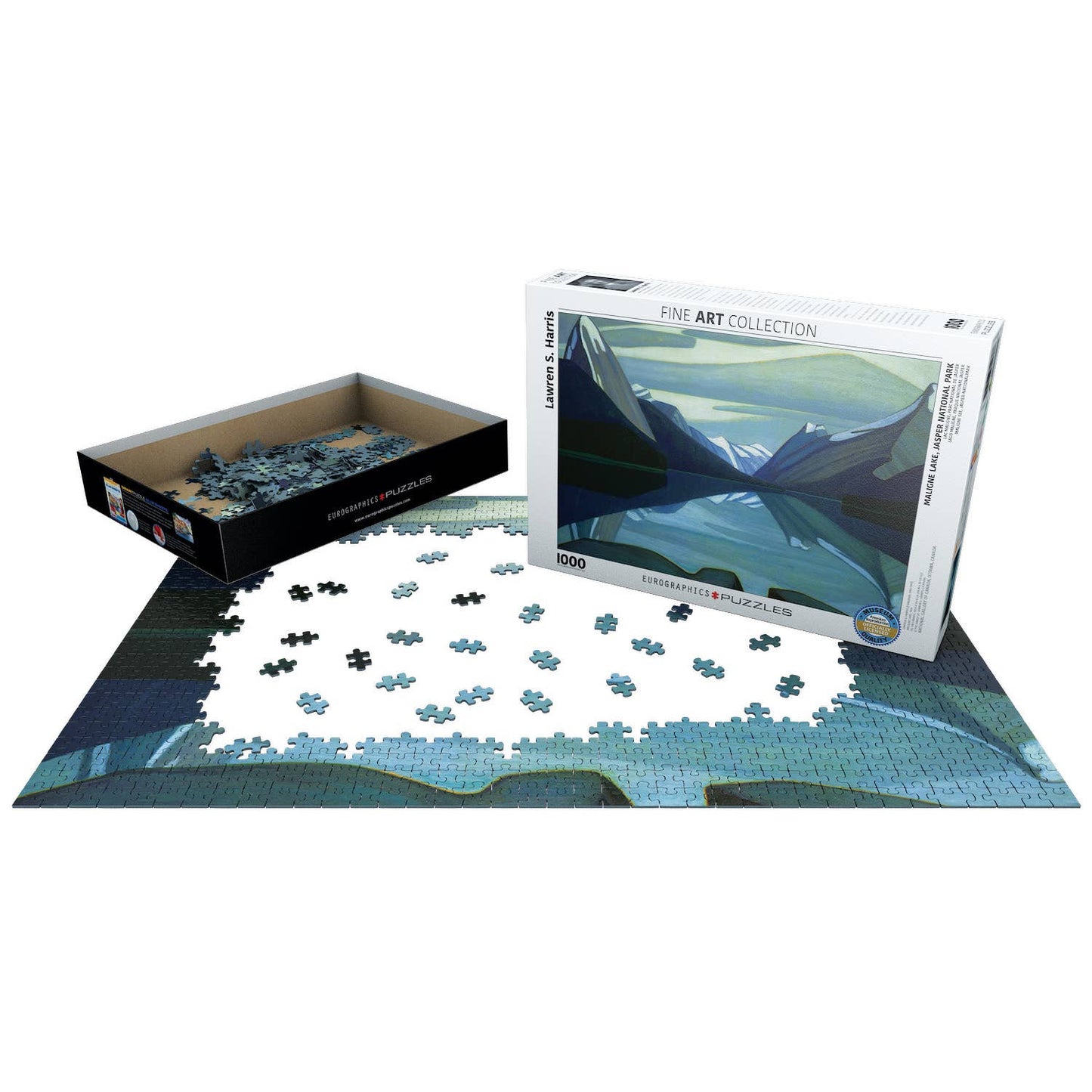 Maligne Lake, Jasper National Park 1000 Piece Puzzle