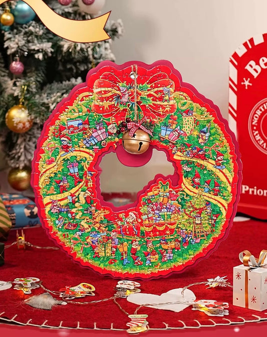 Chrismas Wreath - Under 500 Pieces