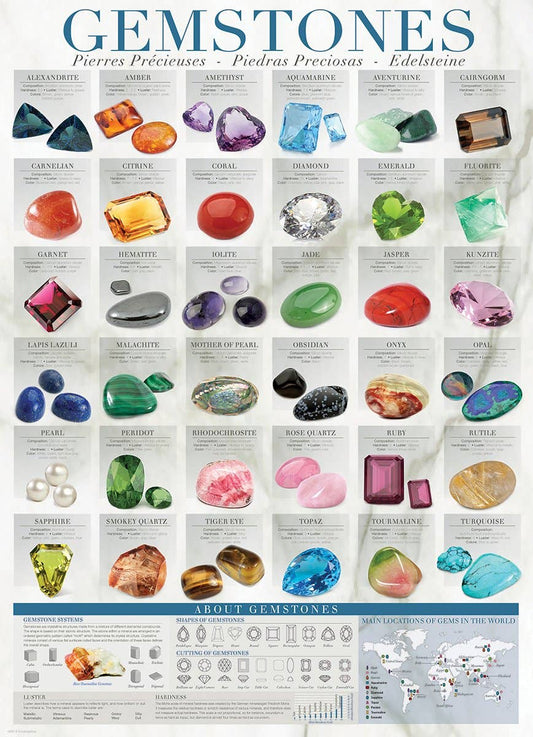 Gemstones 1000 Piece Puzzle