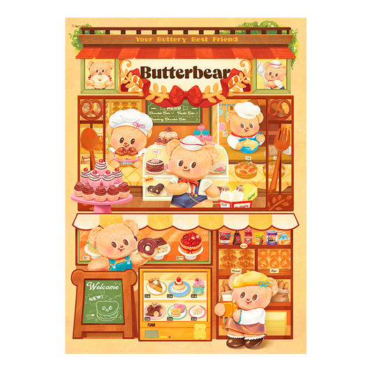 Butterbear Dessert House - 1000 Pieces