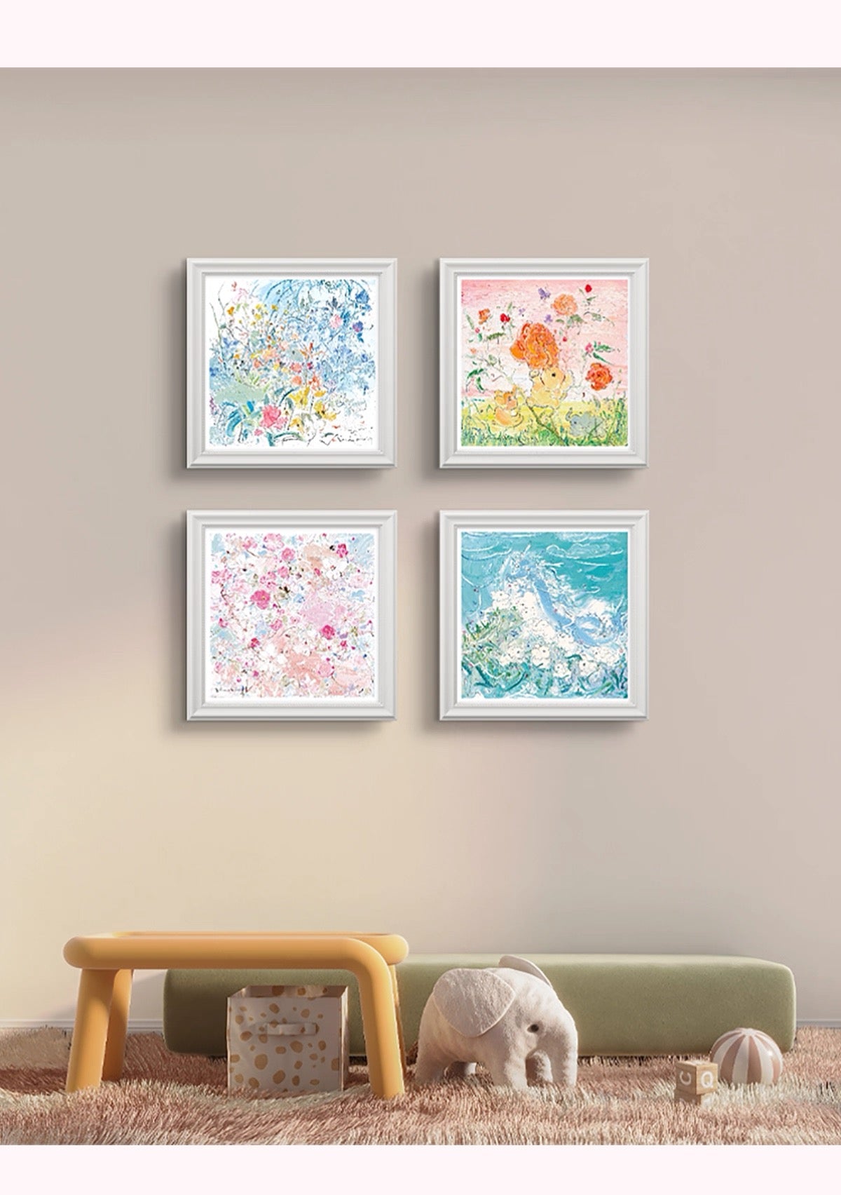 Gentle Blooms and Growth (All 4 boxes) - Under 500 Pieces