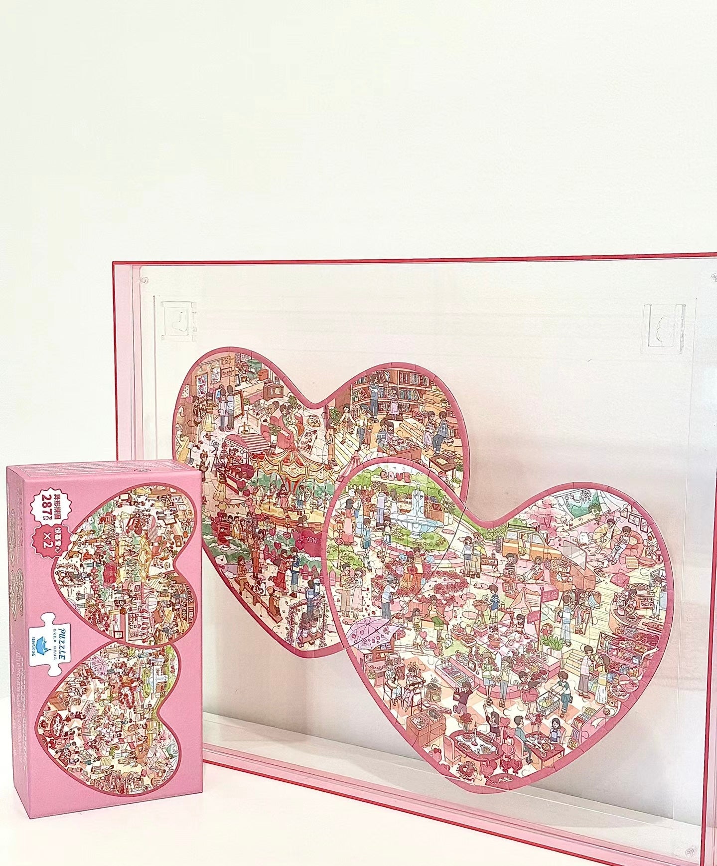Pickup ONLY - Pink Transparent Frame