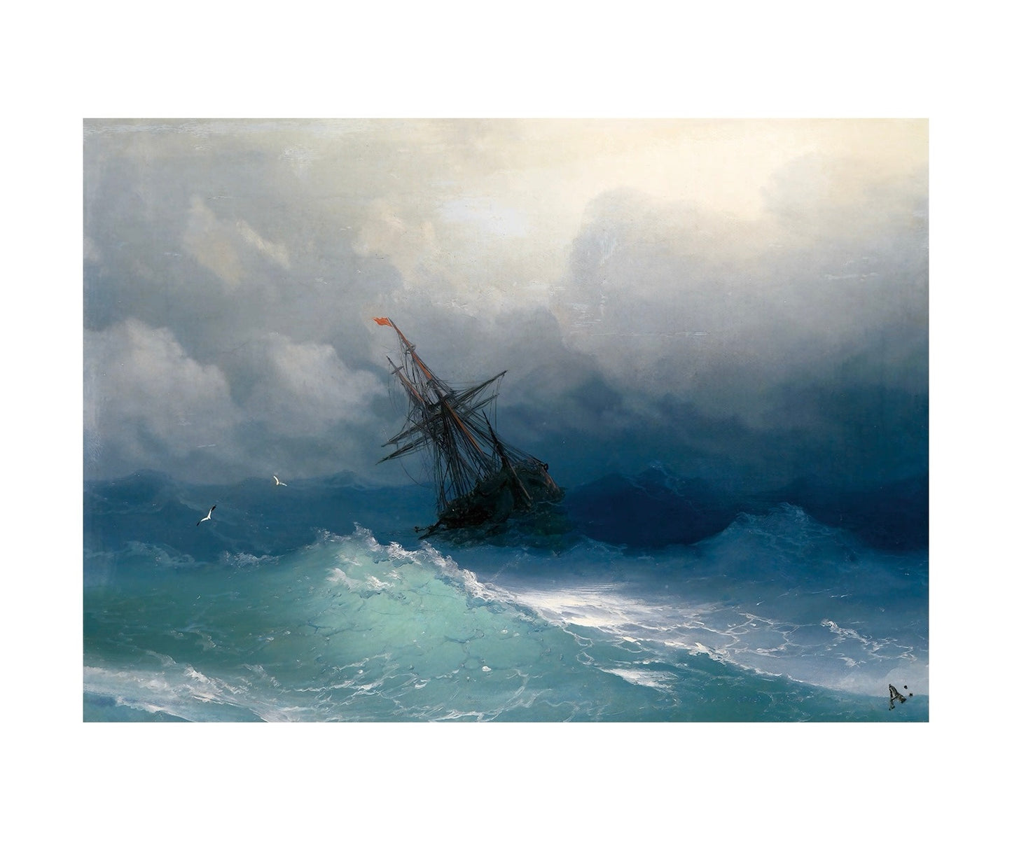 The Ship in the Storm - 1000 Pieces