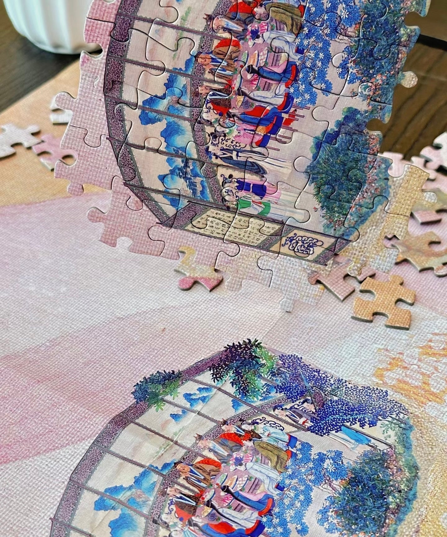 Dream of Red Mansions In a Lotus - 500 Pieces
