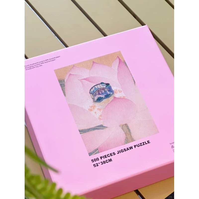 Dream of Red Mansions In a Lotus - 500 Pieces