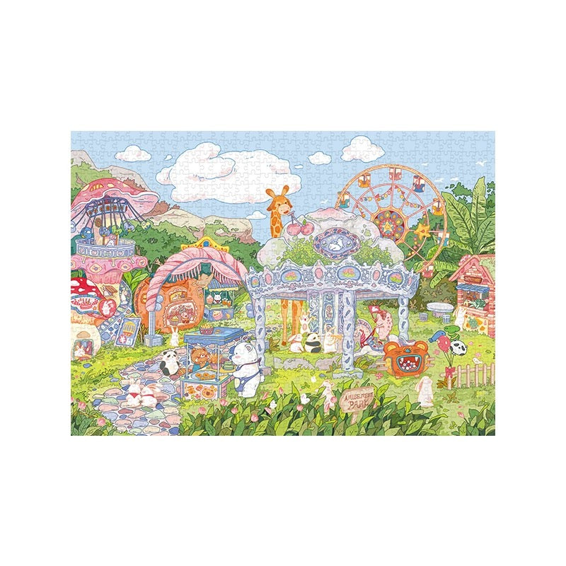 Cartoon Amusemnet Park - 1008 Pieces