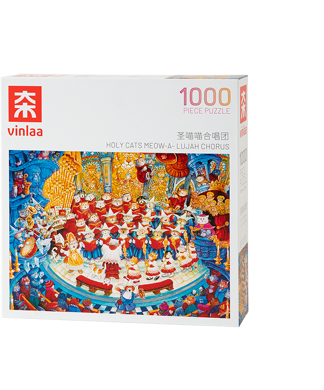 Holy Cats Meow-a-lujah Chorus - 1000 Pieces