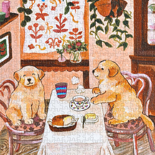 Afternoon tea time - 1008 Piece Plastic Puzzle