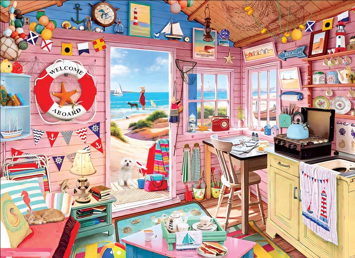 Ocean Cottage 1000 Piece Puzzle