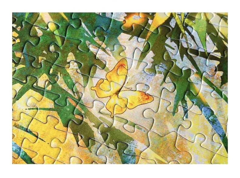 Bamboo shadows and flowing light (reflective) - 1000pcs