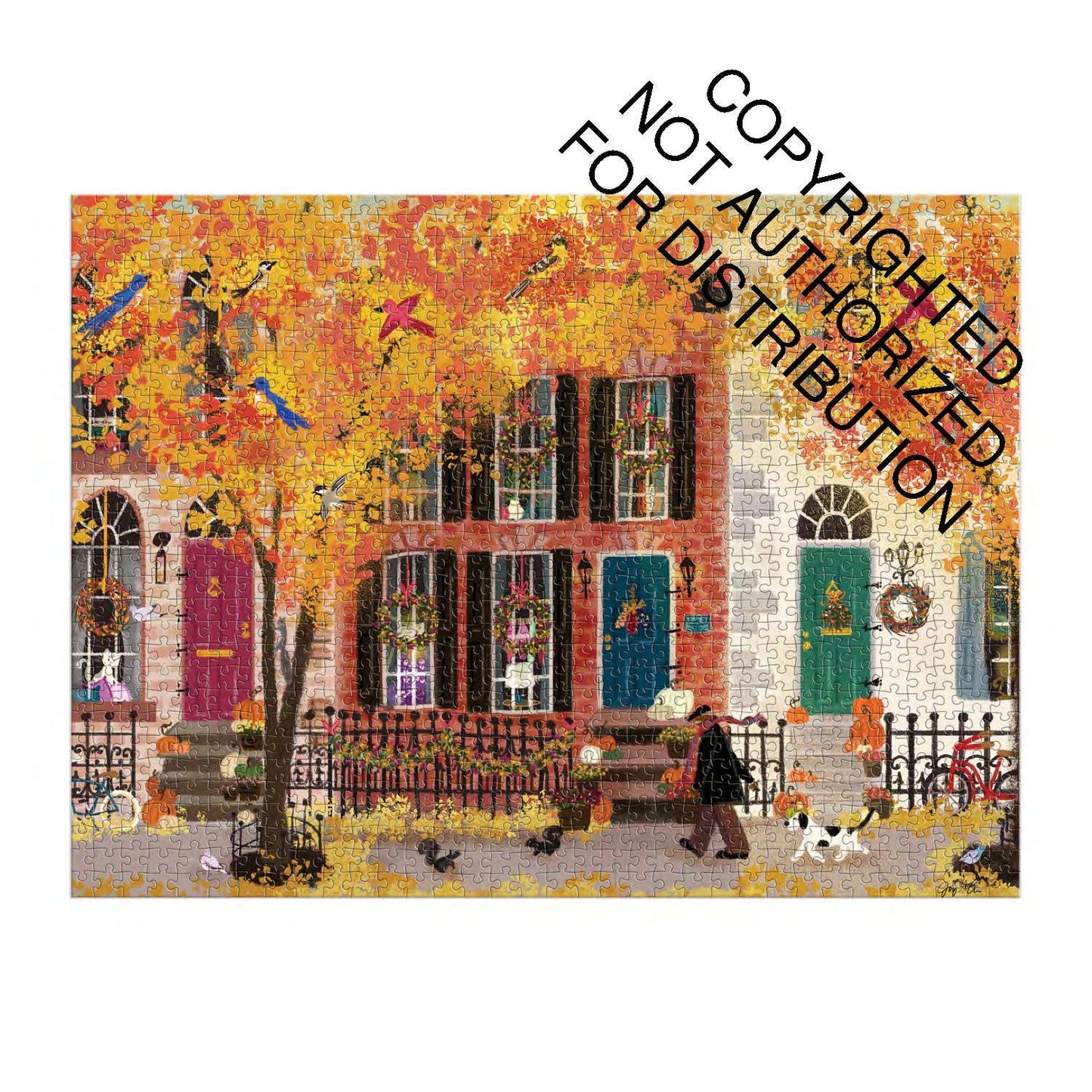 Autumn in the Neighborhood 1000 Piece Puzzle