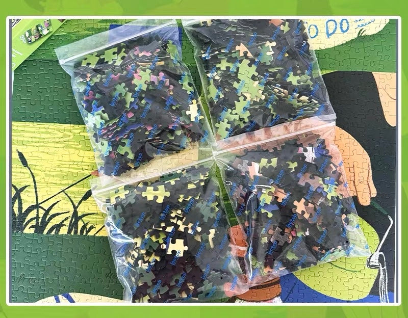 Camping Life 1000-Piece Premium Glitter Jigsaw Puzzle