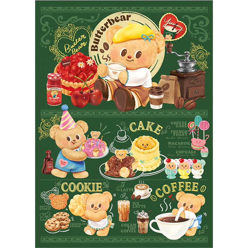Butterbear Sweet Menu - 1000 Pieces