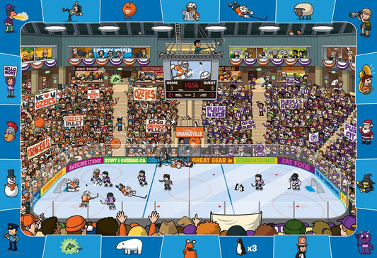 Hockey 100 Piece Puzzle