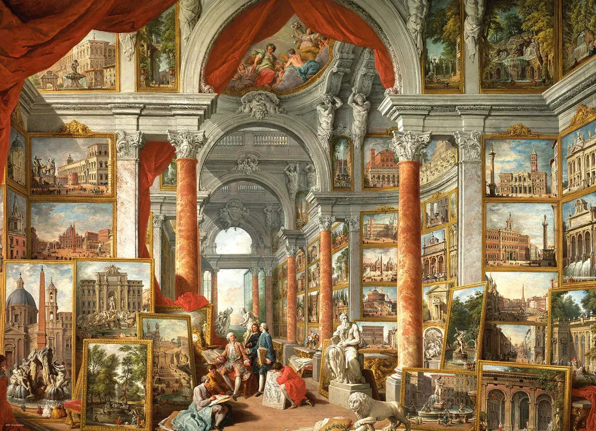 Gallery of Views of Modern Rome 1000 Piece Puzzle