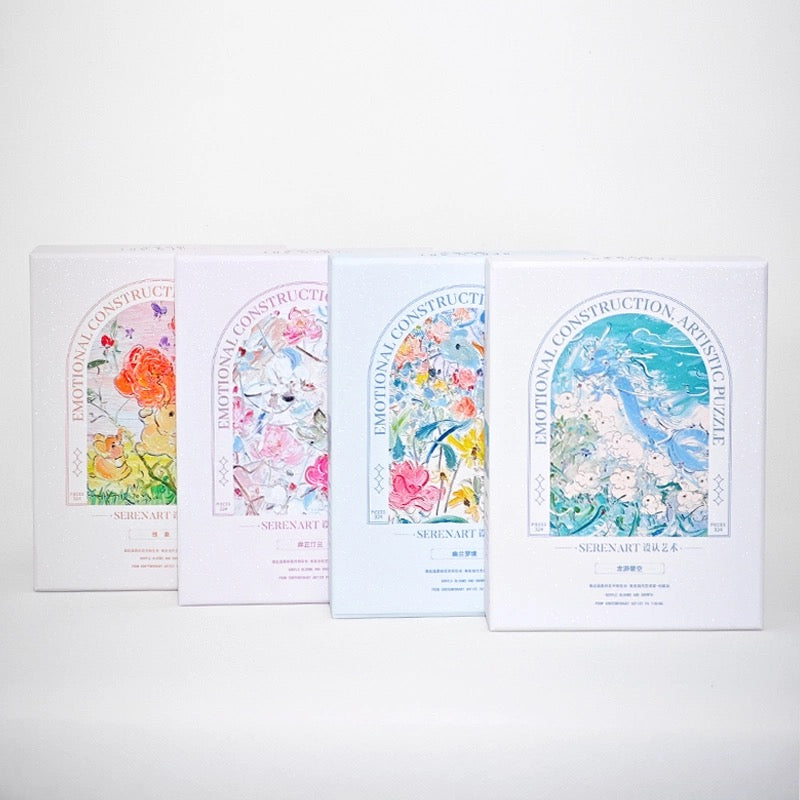 Gentle Blooms and Growth (All 4 boxes) - Under 500 Pieces