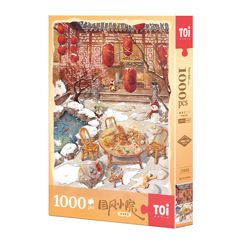 Winterplum in Snow - 1000 Pieces