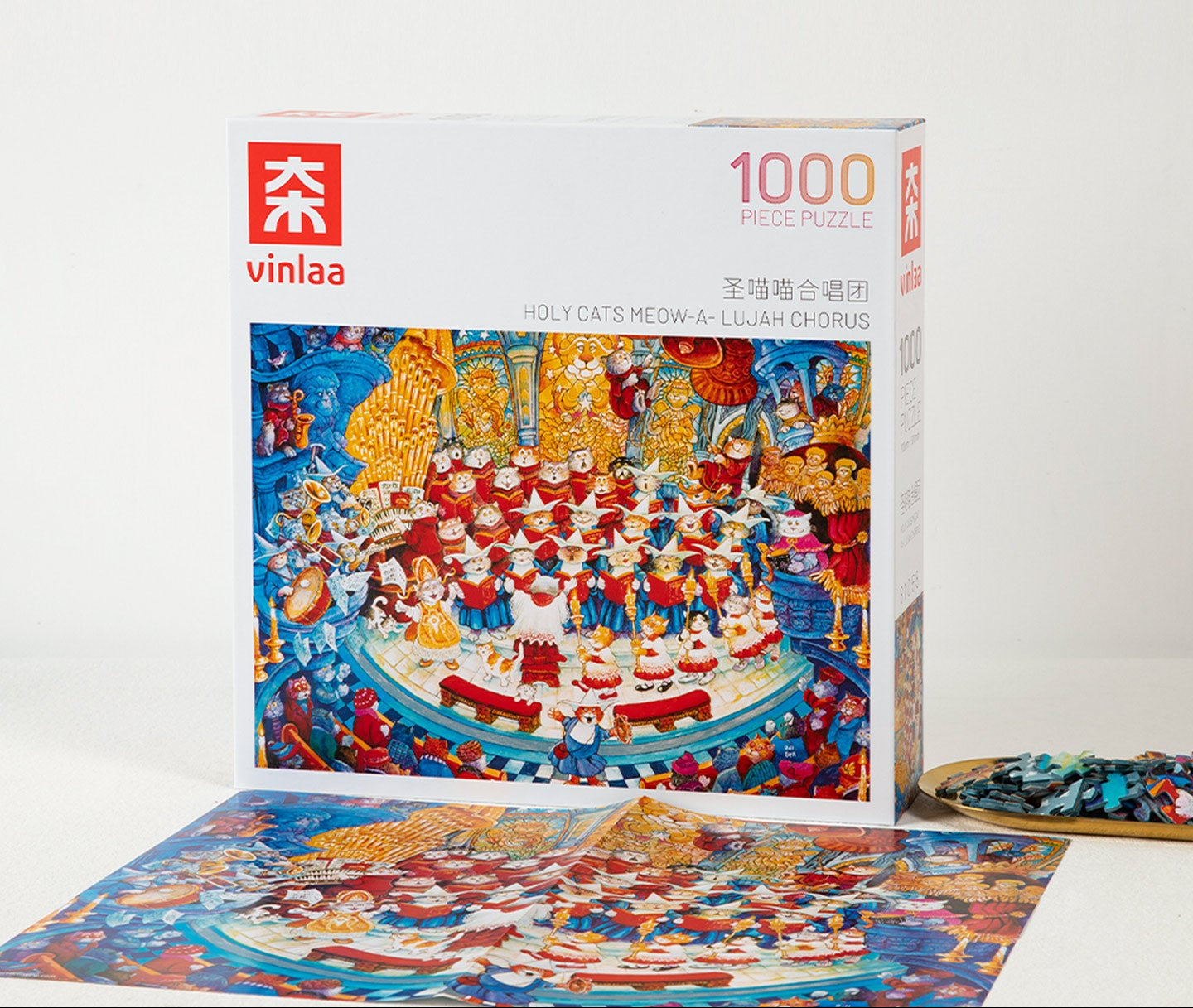 Holy Cats Meow-a-lujah Chorus - 1000 Pieces