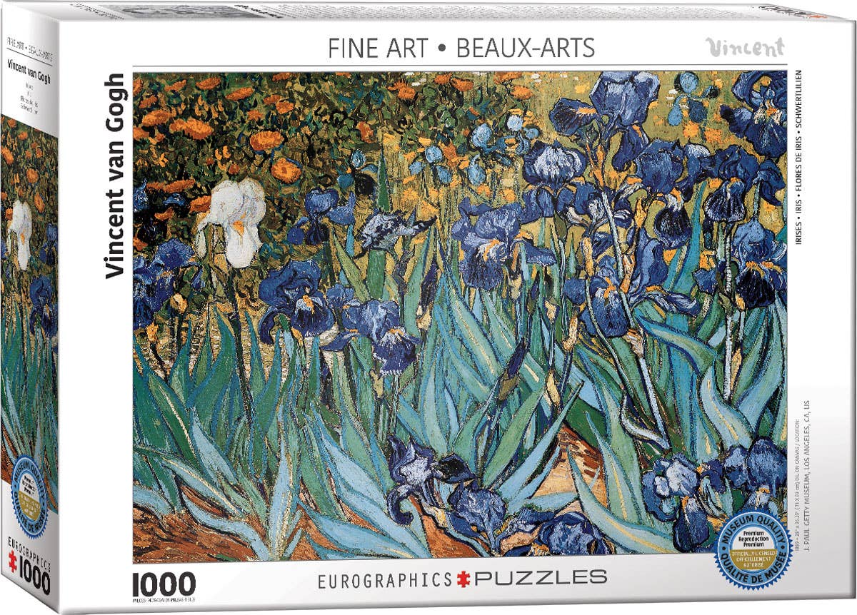 Irises 1000 Piece Puzzle