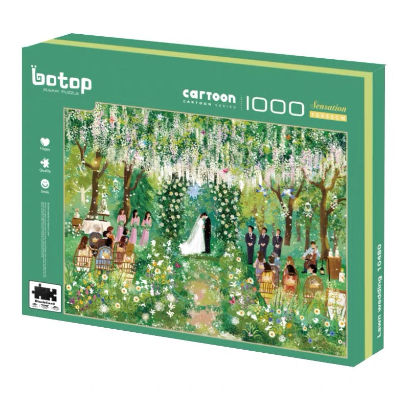 Lawn Wedding 1000-Piece Jigsaw Puzzle for Adults – Premium Velvet Soft-Touch Finish