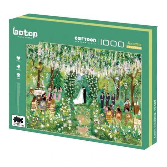 Lawn Wedding 1000-Piece Jigsaw Puzzle for Adults – Premium Velvet Soft-Touch Finish