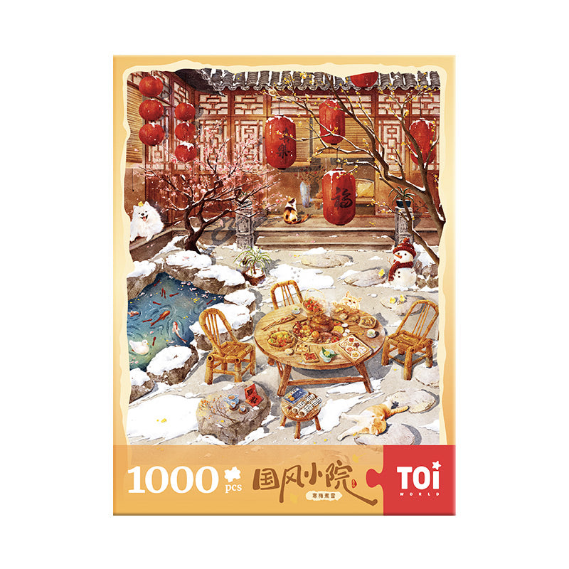 Winterplum in Snow - 1000 Pieces