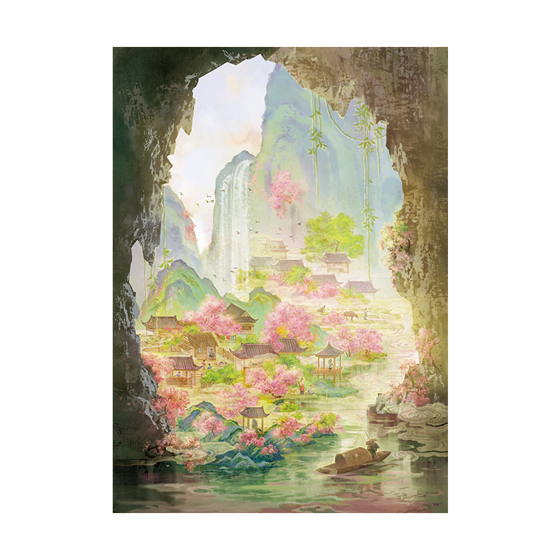 The Land of Peach Blossom-1000 Pieces