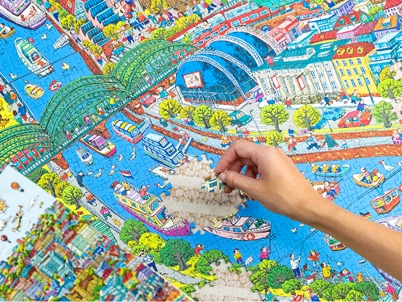 By The Rhine River - 2000 Pieces