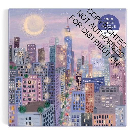 City Lights 1000 Pc Puzzle In a Square box