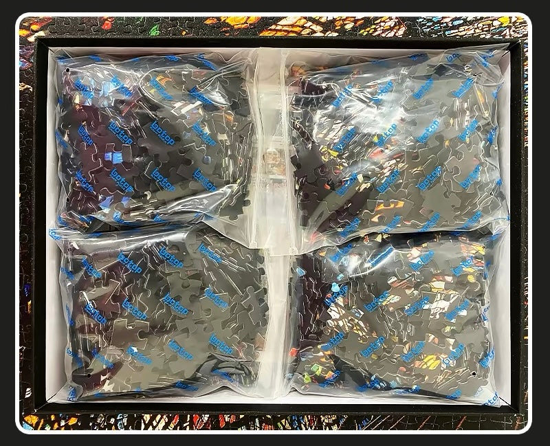 The Hakone Open-Air Museum - 1000-piece| Artistic Black Cardboard Puzzle with Glitter Finish