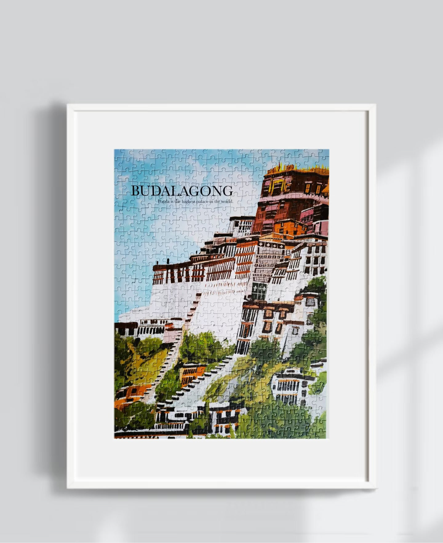 Potala (Budalagong) the highest palace in the world - 500 Pieces