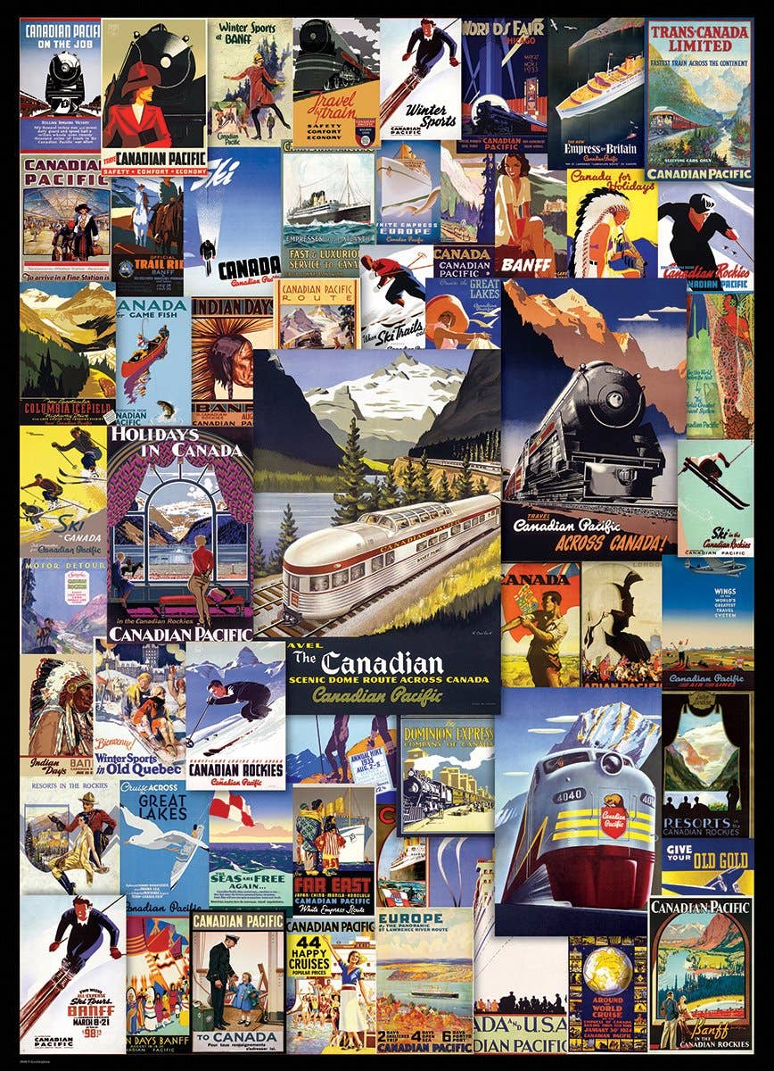 Railroad Adventures 1000 Piece Puzzle