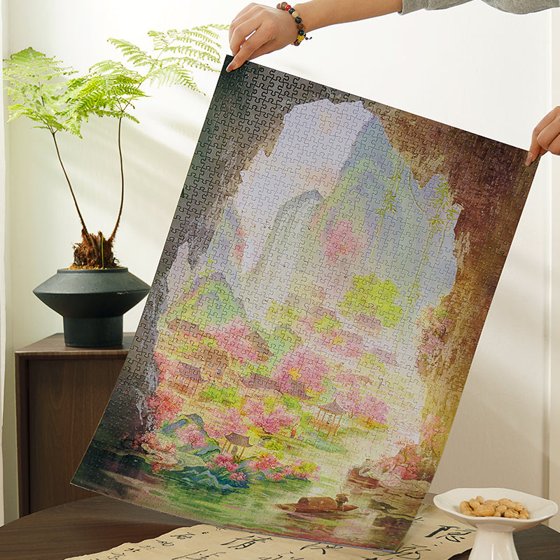 The Land of Peach Blossom-1000 Pieces