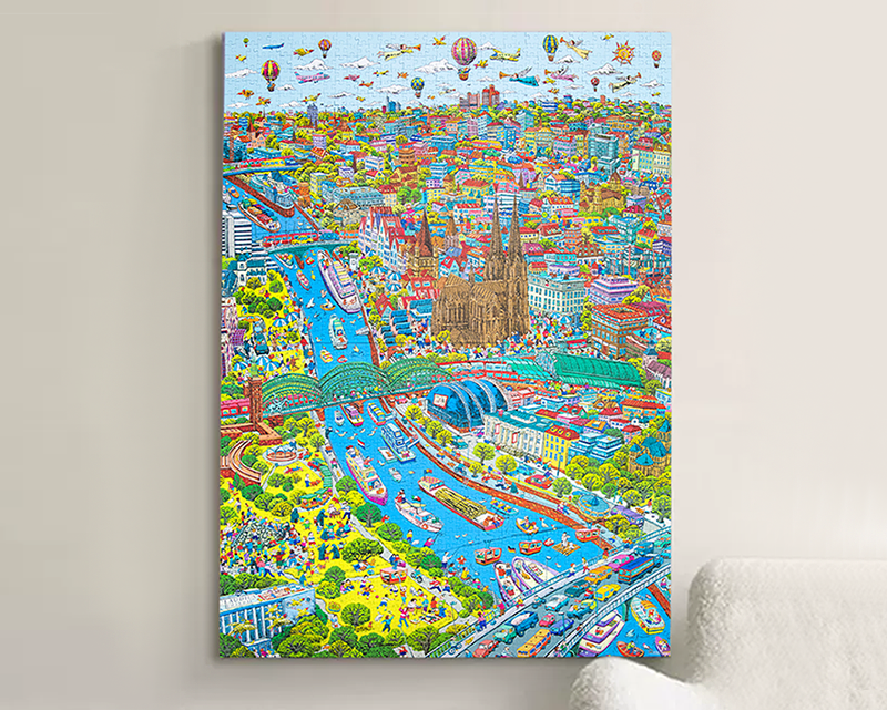 By The Rhine River - 2000 Pieces