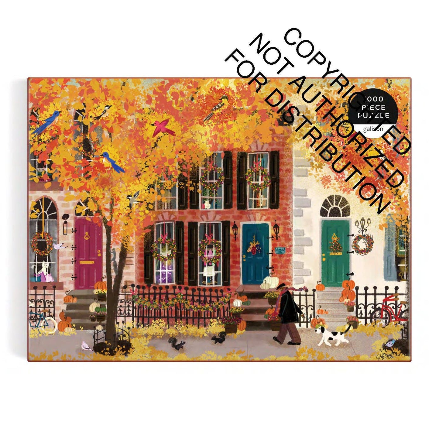 Autumn in the Neighborhood 1000 Piece Puzzle