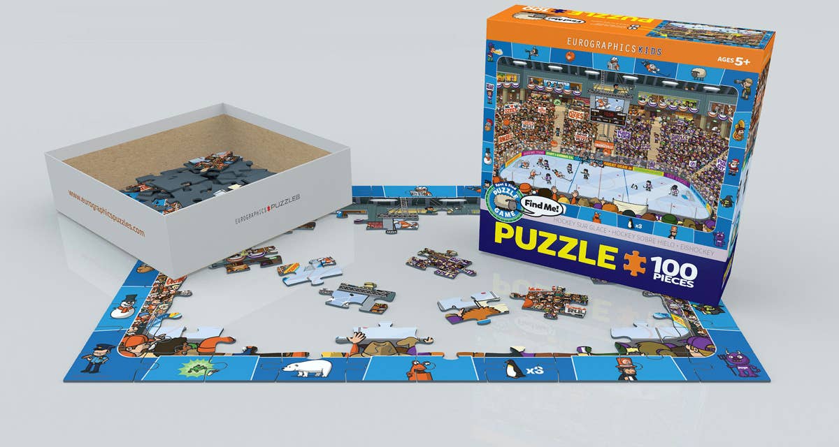 Hockey 100 Piece Puzzle