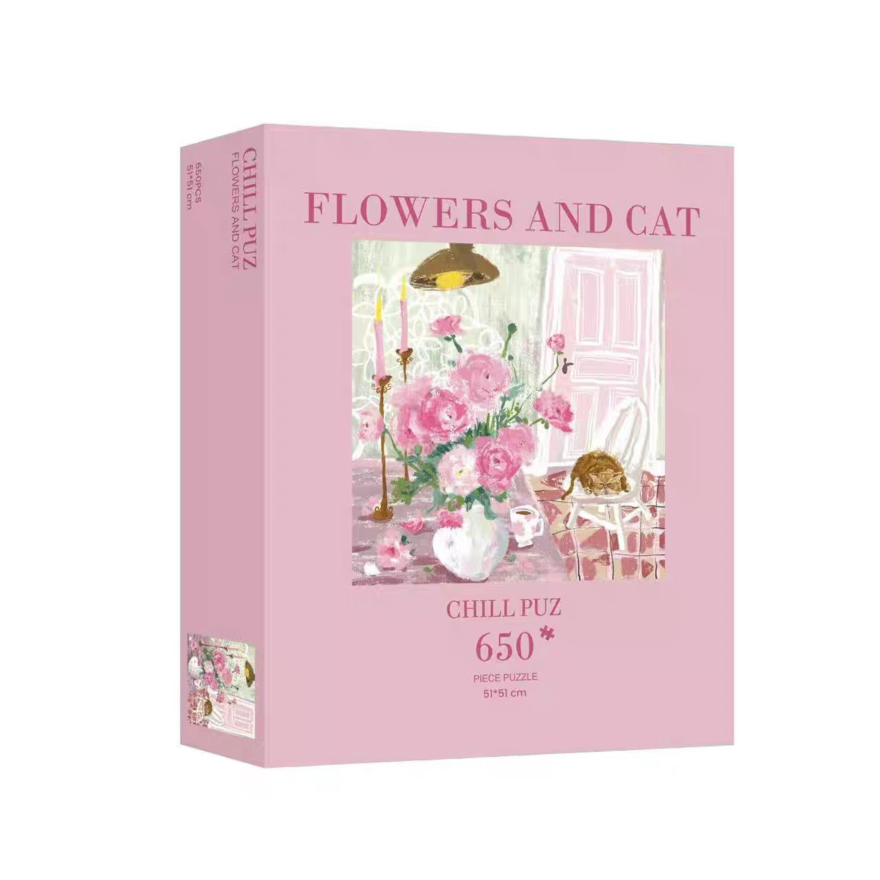 Flower and Cat - 650pcs