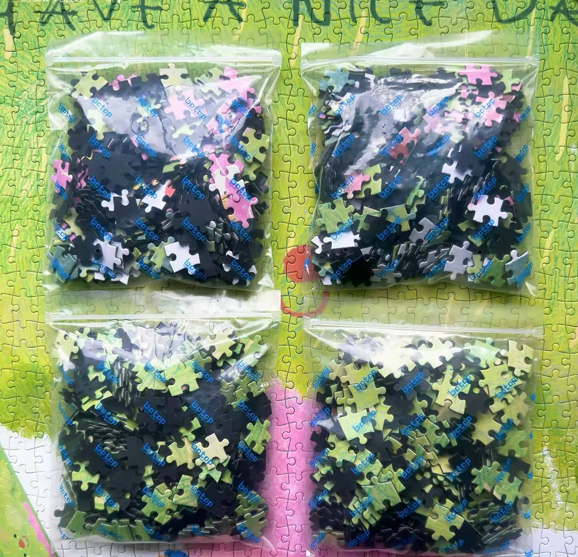Spring Day 1000-Piece Jigsaw Puzzle – Premium Dutch Black Cardboard, Glitter Finish