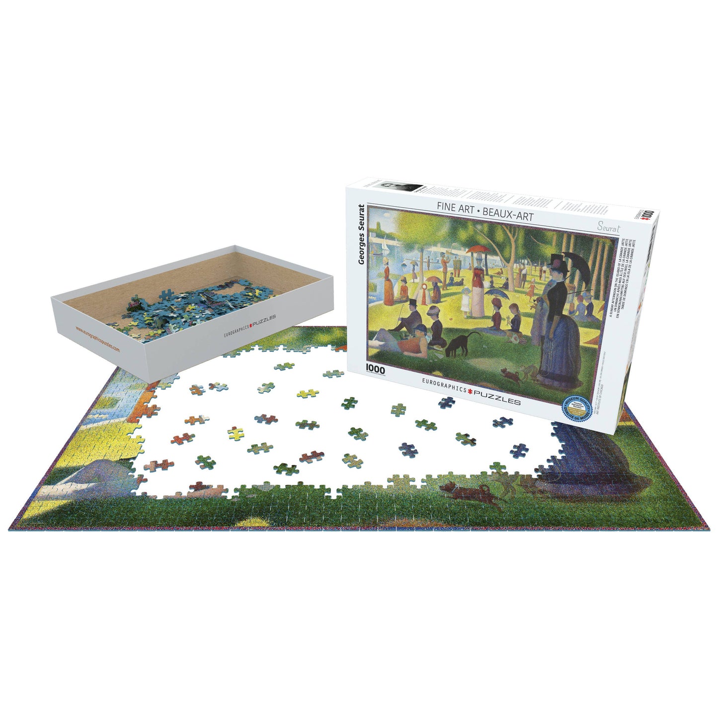 A Sunday Afternoon on the Island of La Grande Jatte 1000 Piece Puzzle