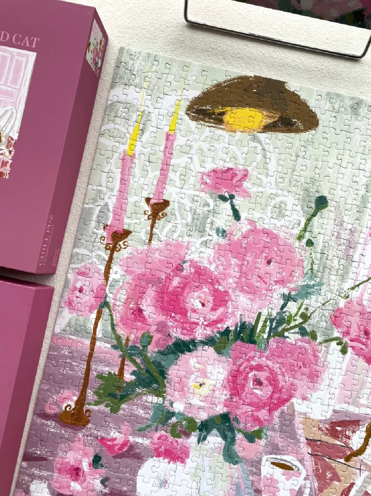 Flower and Cat - 650pcs
