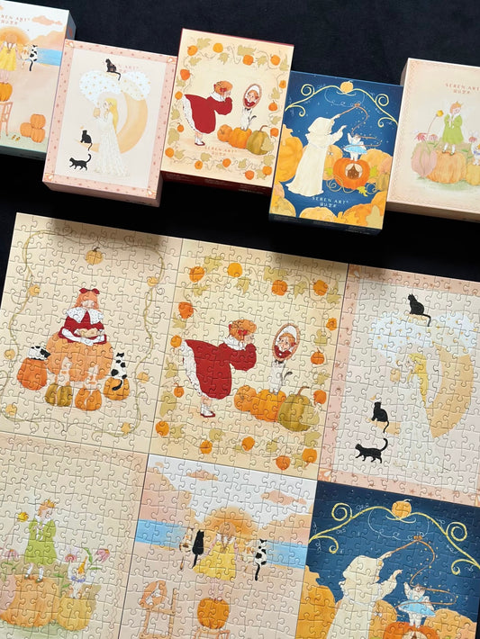Pumpkin Girl - Under 500 Pieces