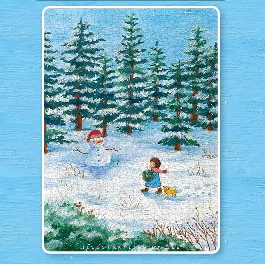 Winter - 1000-Piece Jigsaw Puzzle｜Premium Velvet Soft-Touch Finish