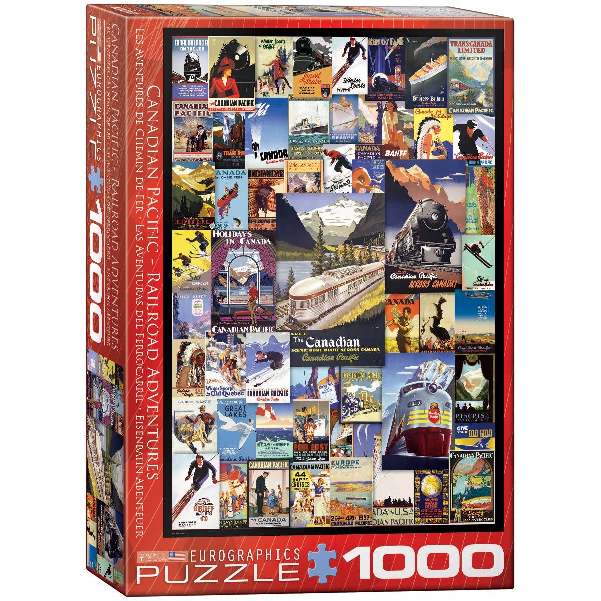 Railroad Adventures 1000 Piece Puzzle