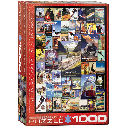 Railroad Adventures 1000 Piece Puzzle