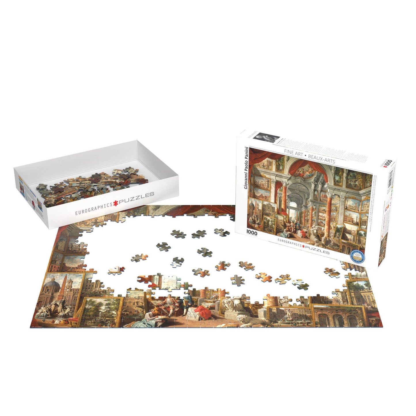 Gallery of Views of Modern Rome 1000 Piece Puzzle