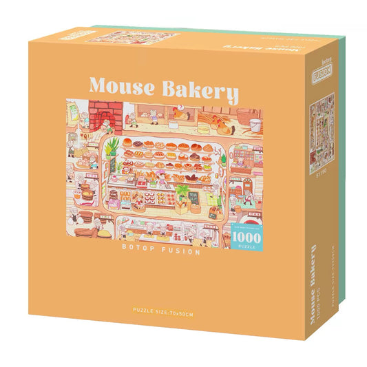 Mouse Bakery 1000-Piece Velvet-Touch Jigsaw Puzzle